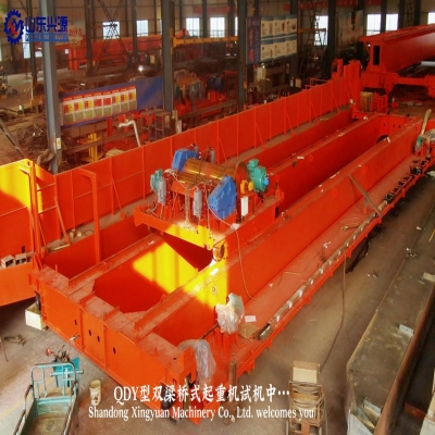QDY雙梁橋式起重機(jī)試機(jī)！